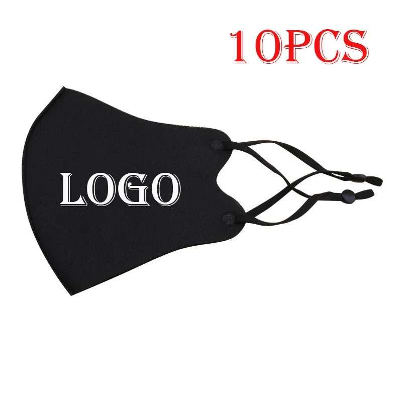 Cloth Face Mask Washable - 10PCS DIY Custom Logo Face Mask