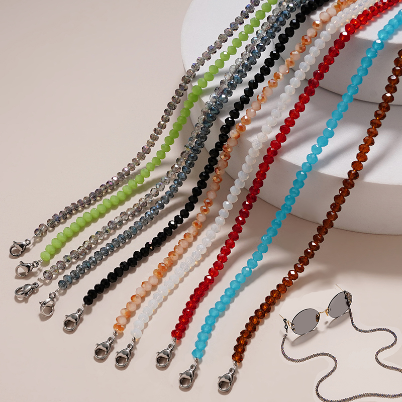 Crystal Glasses Chain For Wome - огляд і ціна Mask Chain Holder