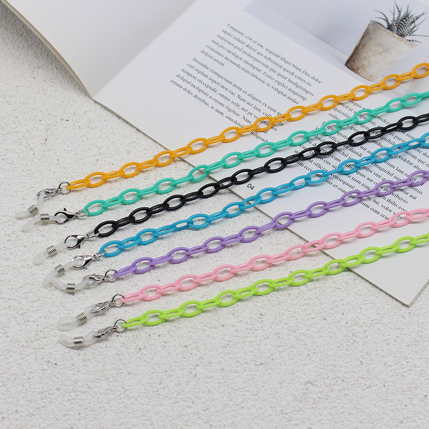 Children Colorful Acrylic Glas - огляд і ціна Mask Chain Holder