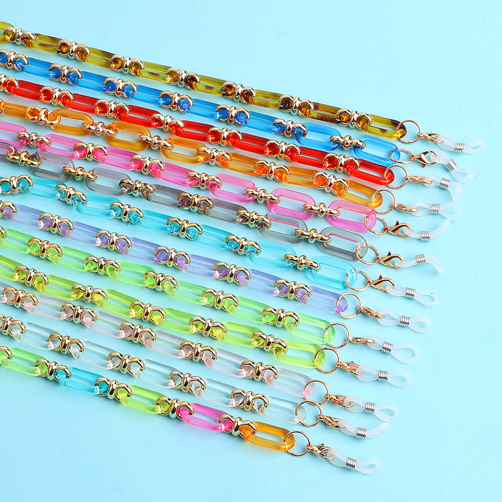 Colorful Transparent Link Acry - огляд і ціна Mask Chain Holder