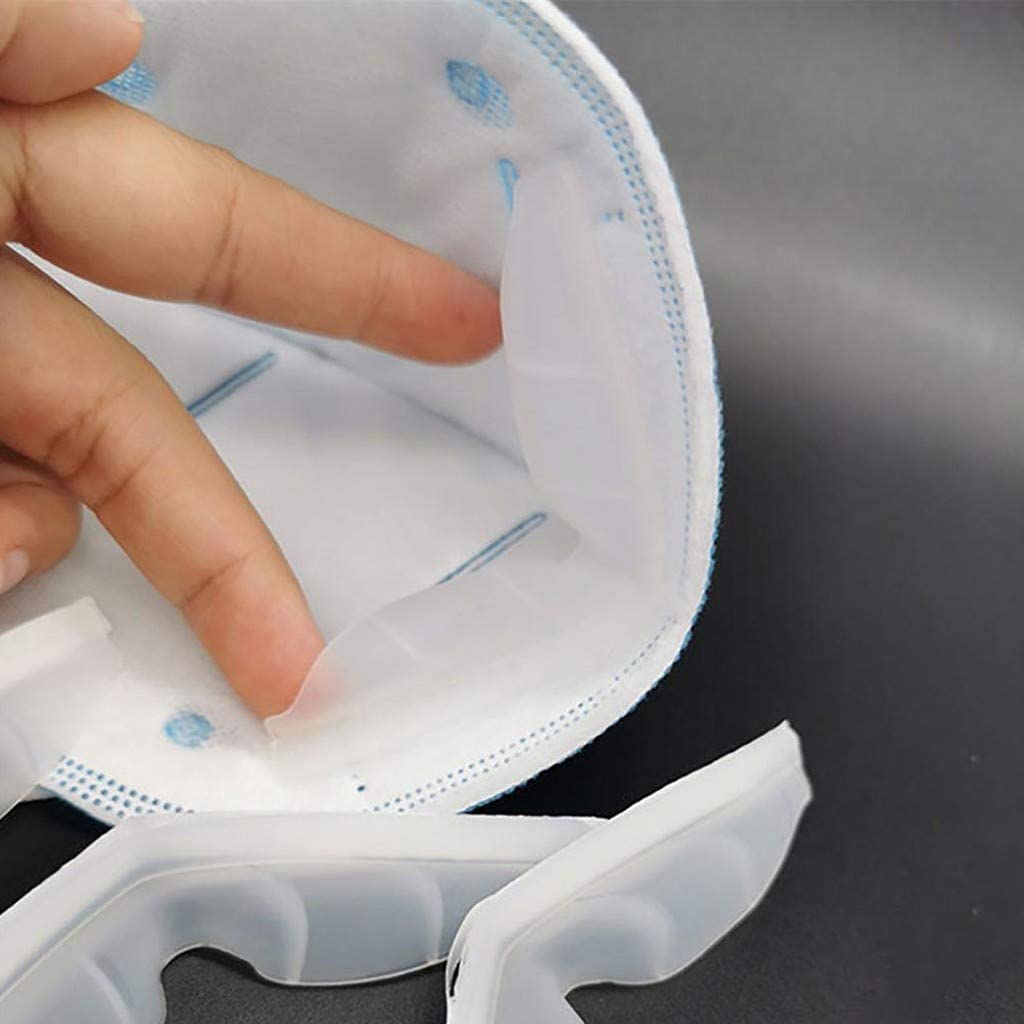 3D Mask Holder Clip, Nose Brid - огляд і ціна Silicone Mask Bracket