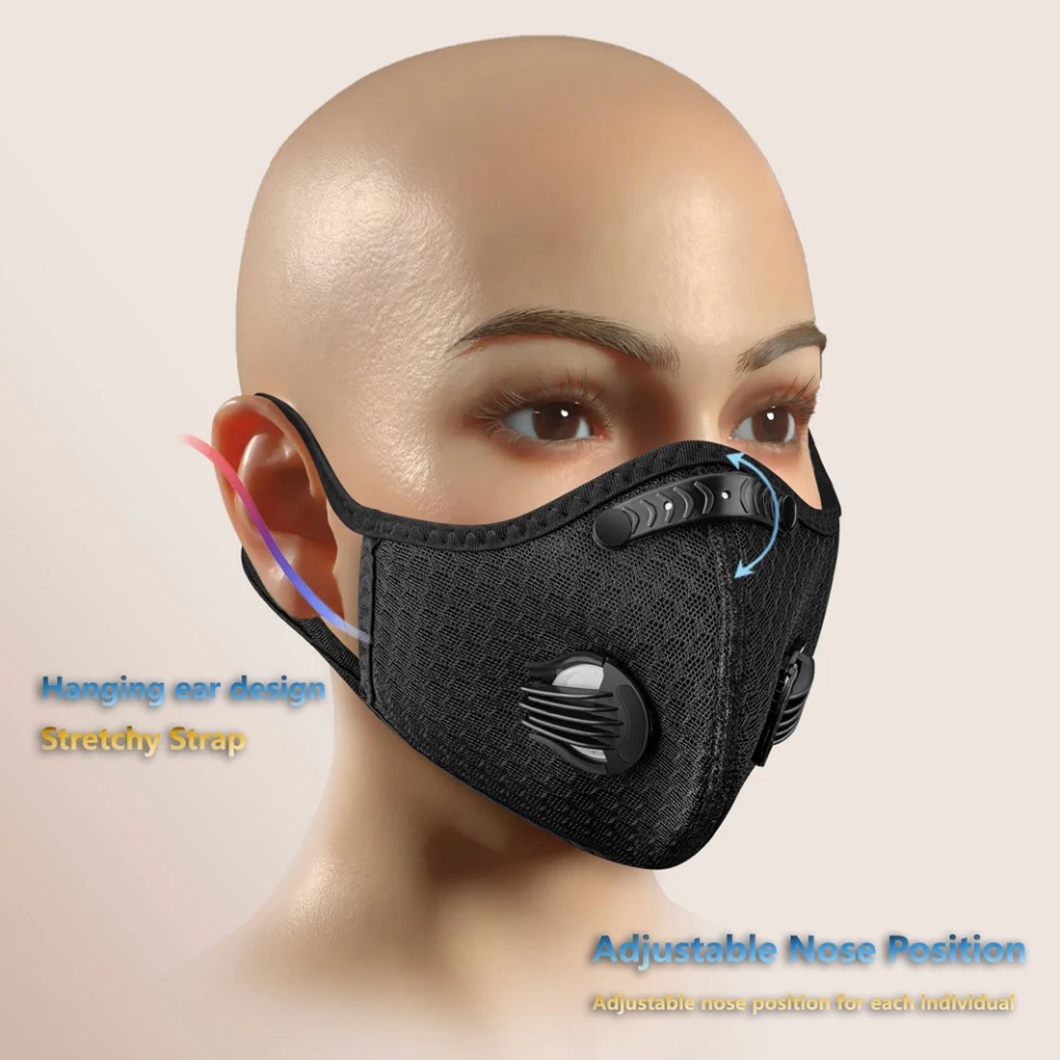 1PCS Cycling Mask With Activat - огляд і ціна Dust Mask Construction