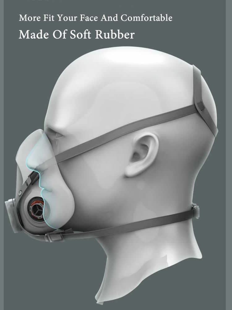 Half Face 6200 Dust Gas Mask C - огляд і ціна Dust Mask Construction