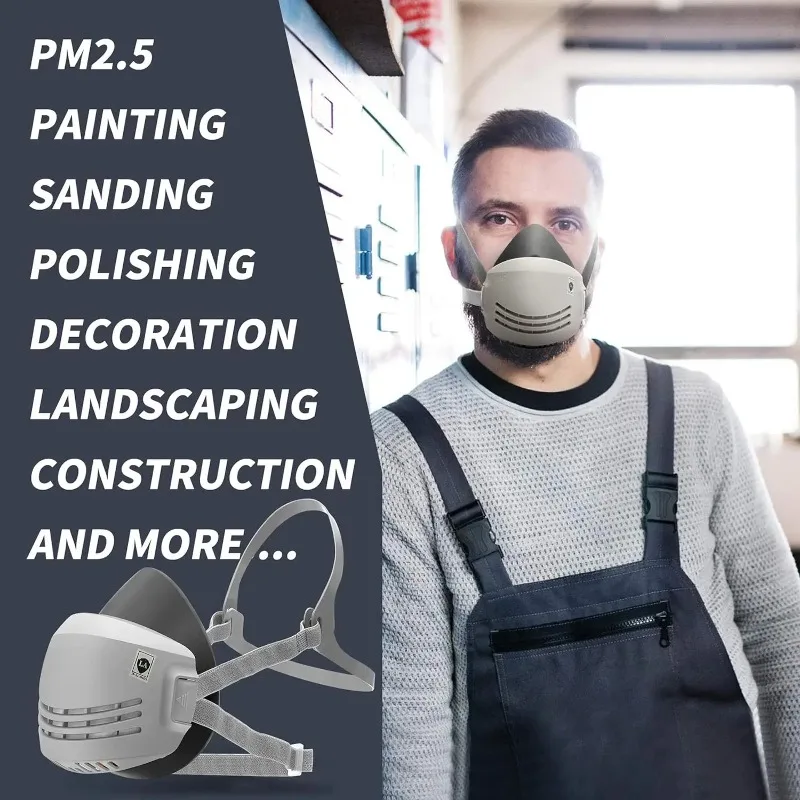 Dust Mask +20pcs Filter Cotton - огляд і ціна Dust Mask Construction