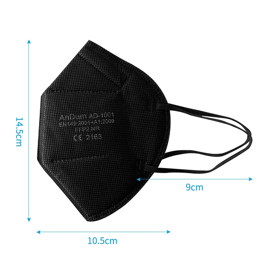 5PCS FFP2 Mask CE Approved Fil - огляд і ціна Anti Pollution Mask