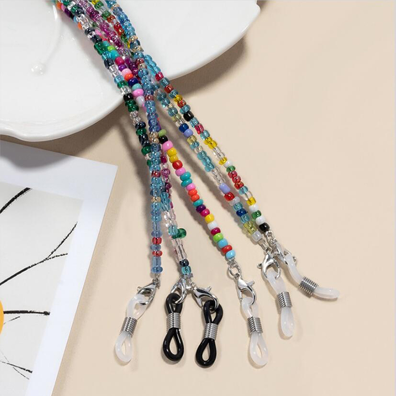 Colorful Rice Bead Glasses Cha - огляд і ціна Mask Chain Holder