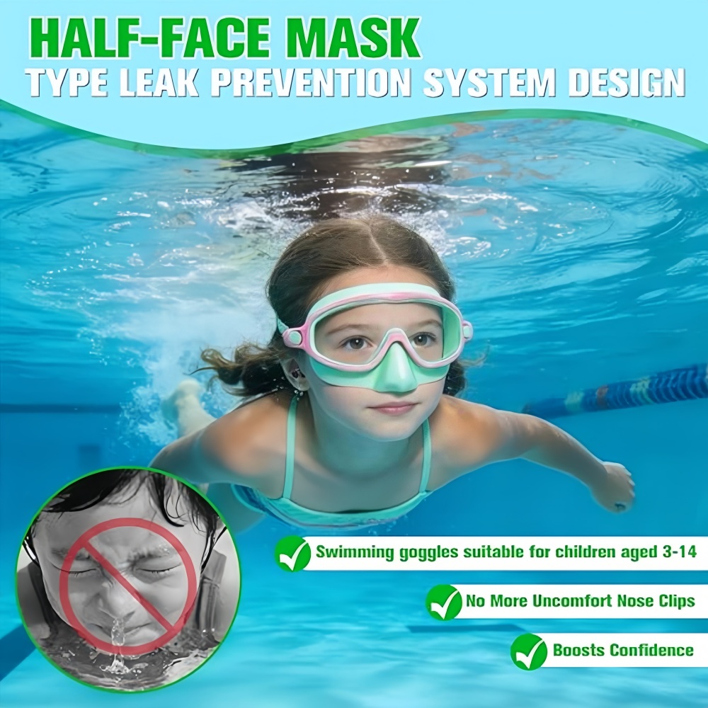 Kids Swimming Goggles with Nos - огляд і ціна Anti Pollution Mask