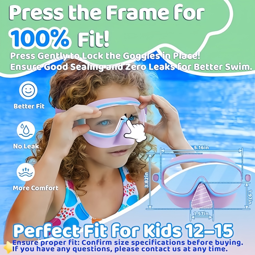 Kids Swimming Goggles with Nos - огляд і ціна Anti Pollution Mask