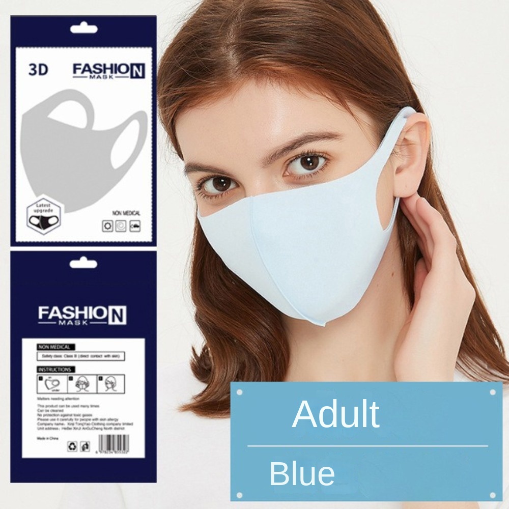 New Breathable Ice Silk Mask A - огляд і ціна Cloth Face Mask Washable