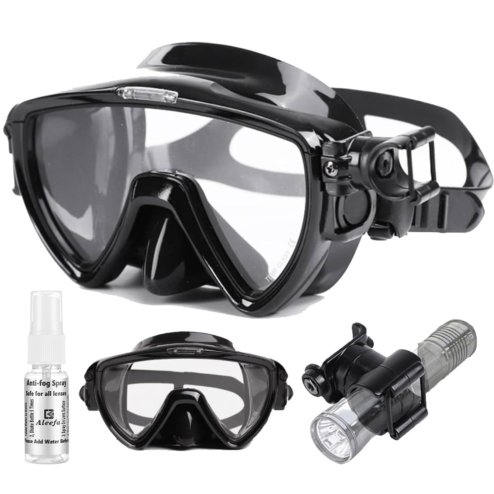 Scuba Diving Mask with Flashli - огляд і ціна Silicone Mask Bracket